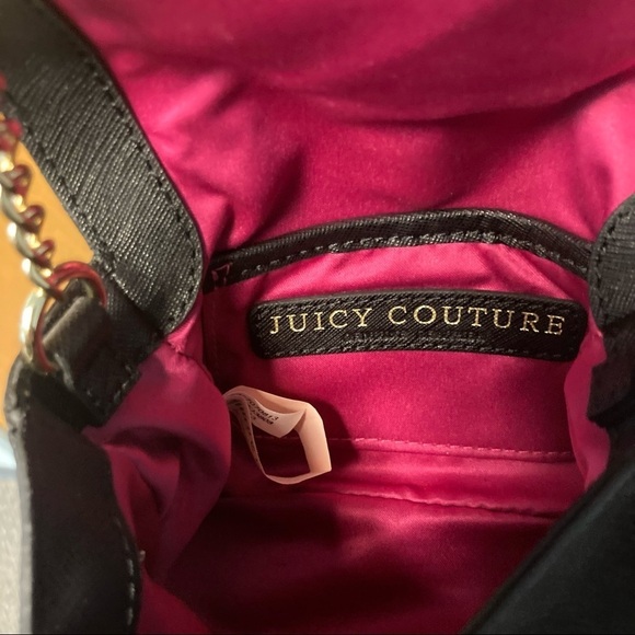 JUICY COUTURE Mini Crossbody Saffiano Textured Leather Part Chain Strap Bag - Picture 6 of 9